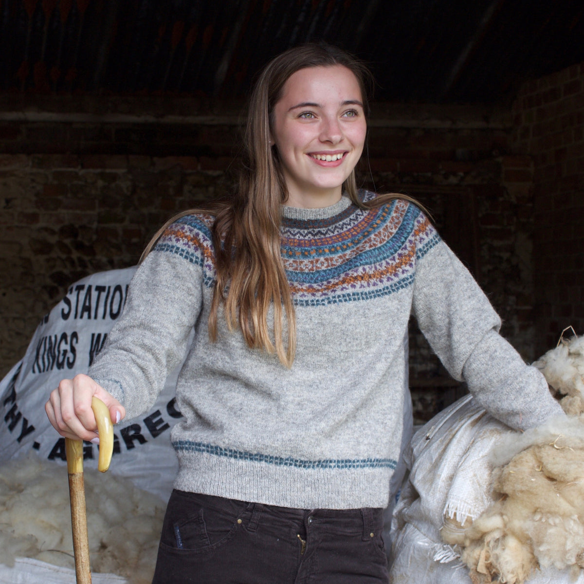 Marie Wallin Kit - Raven Hampshire Yarn – The Grey Sheep Co